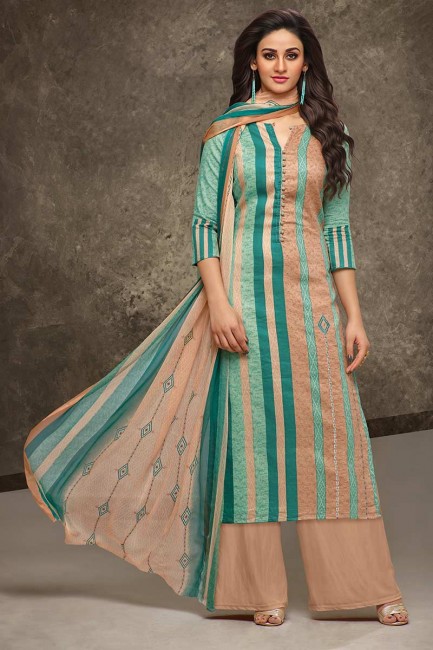 Lovely Multi Multi Palazzo Suit