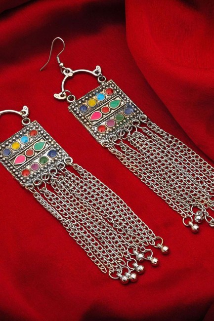 Silver Synthatic pearls Earrings
