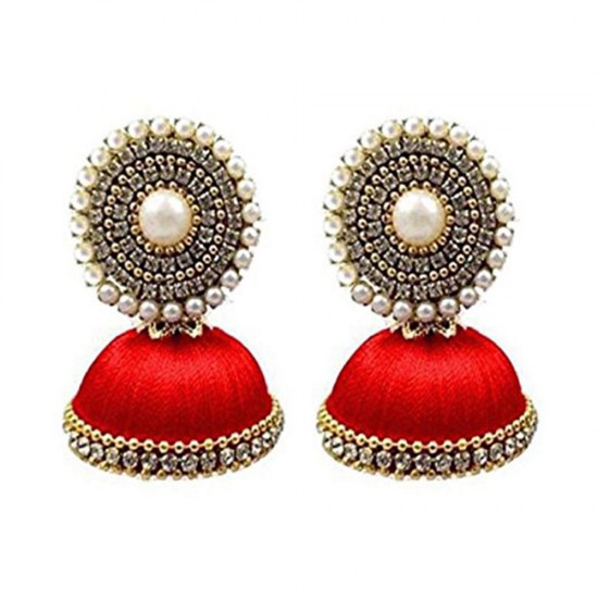 Red Beads Earrings
