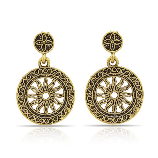 Golden without stone Earrings