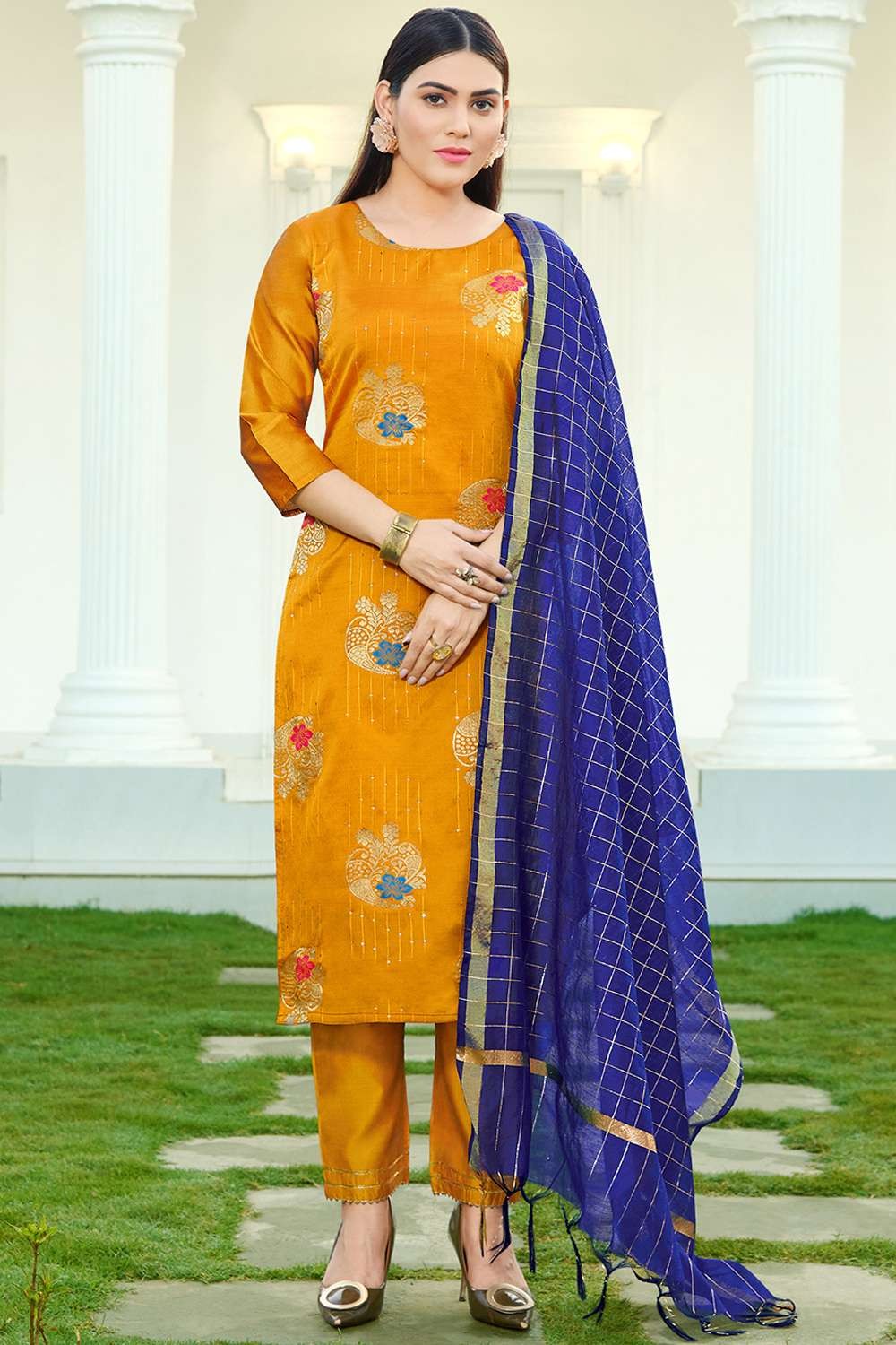 Yellow Salwar Suit Combination | chapalapmc.com