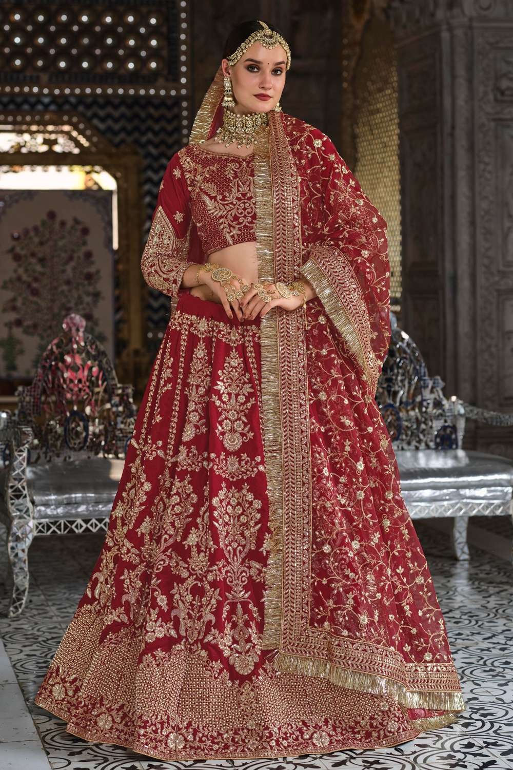 Royal Jaisalmer Wedding With A Dusty Pink Bridal Lehenga | Pink bridal  lehenga, Indian bride outfits, Latest bridal lehenga