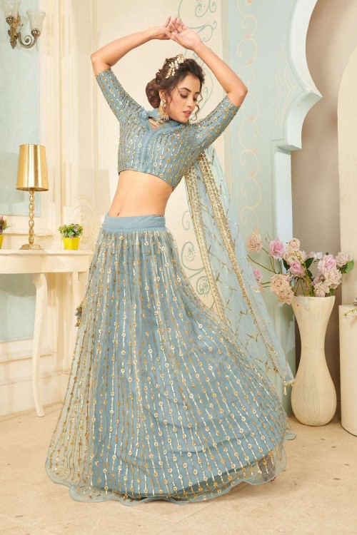Feshopee Net With Silk Baby Pink Color Embroidery Work Party Wear Lehenga  Choli at Rs 1500 in Surat