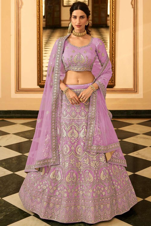 Purple Color Wedding Collection Designer Lehenga Choli – ajmera-retail