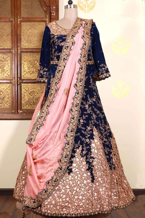 Royal blue and dark pink...♥♥ | Indian wedding outfits, Lovely dresses,  Fashion dresses