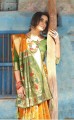 Musterd color Silk Handloom South Indian Saree