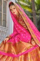 Exquisite Multi color Banarasi Silk Lehenga Choli