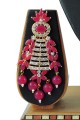 Rani pink Stones pearls Necklace