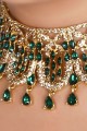Green Stones pearls Necklace