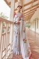 Admirable Multicolor Linen saree