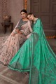 Dashing Green Silk saree