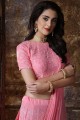 Ravishing Dusty pink Georgette Lehenga Choli