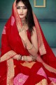 Appealing Red Silk Saree