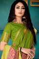 Luring Light green Silk Saree