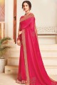Traditional Pink Silk Saree