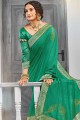 Ravishing Green Silk Saree