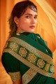 New Green Silk Saree