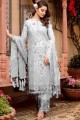 Off white Georgette Pakistani Suit