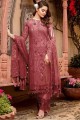 Pink Georgette Pakistani Suit