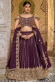 Georgette Party Lehenga Choli with Embroidered