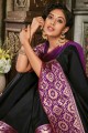 Art silk Saree in Black
