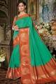 Admirable Art silk Saree in Green