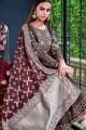 Art silk Art silk Palazzo Suit with Embroidered