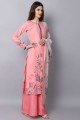 Cotton Palazzo Suit with Digital print