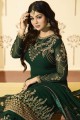 C-Green Georgette Palazzo Suit