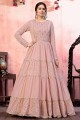 Dusty pink Georgette Gown Dress