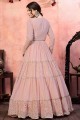Dusty pink Georgette Gown Dress