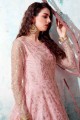 Pink Net Gown Dress