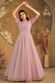 Dusty pink Net Gown Dress