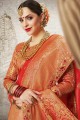 Ravishing Red Silk saree