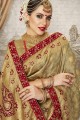 Classy Gold Silk saree