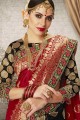 Ravishing Black Silk saree