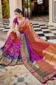 Banarasi silk Banarasi Saree in Multy  with Weaving