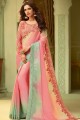 Lovely Multicolor Silk saree