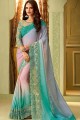 Adorable Multicolor Silk saree