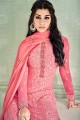 Pink Georgette Salwar Kameez