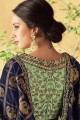 Embroidered Karva Chauth Silk Green Lehenga Choli with Dupatta
