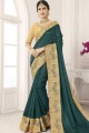 Lovely Green Silk saree