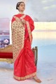Pink Banarasi Saree in Weaving Banarasi silk