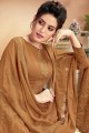 Light brown Cotton Palazzo Suits