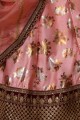 Indian Ethnic Pink Silk Lehenga Choli