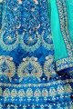 Gracefull Blue Silk Lehenga Choli