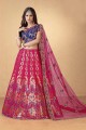 Dashing Rani Pink color Art Silk Lehenga Choli