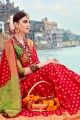 New Red Banarasi Art Silk saree