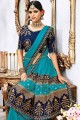 Ravishing Blue Soft Silk saree