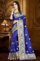 Enticing Navy Blue Art Silk saree